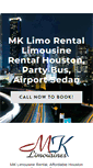 Mobile Screenshot of mk-limo.com