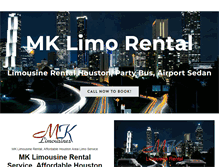 Tablet Screenshot of mk-limo.com